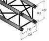 Traverse 4 points 4 m Alutruss DECOLOCK DQ4-4000