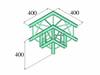 Traverse 4 points coin 3 directions 90 ° Alutruss DECOLOCK DQ4-PAL30
