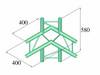 Traverse 2 points coin 4 directions 90 ° Alutruss DECOLOCK DQ2-PAC44V