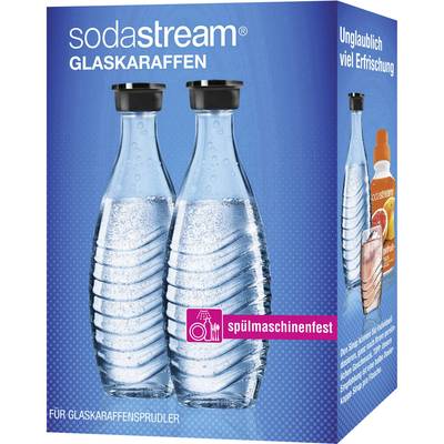 Sodastream Carafe en verre 1047200490 transparent avec 2 carafes