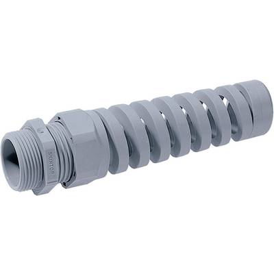 Presse-étoupe LAPP SKINTOP® BS-M 16 x 1.5 53111810 avec spirale de protection anti courbure M16  Polyamide gris clair (R