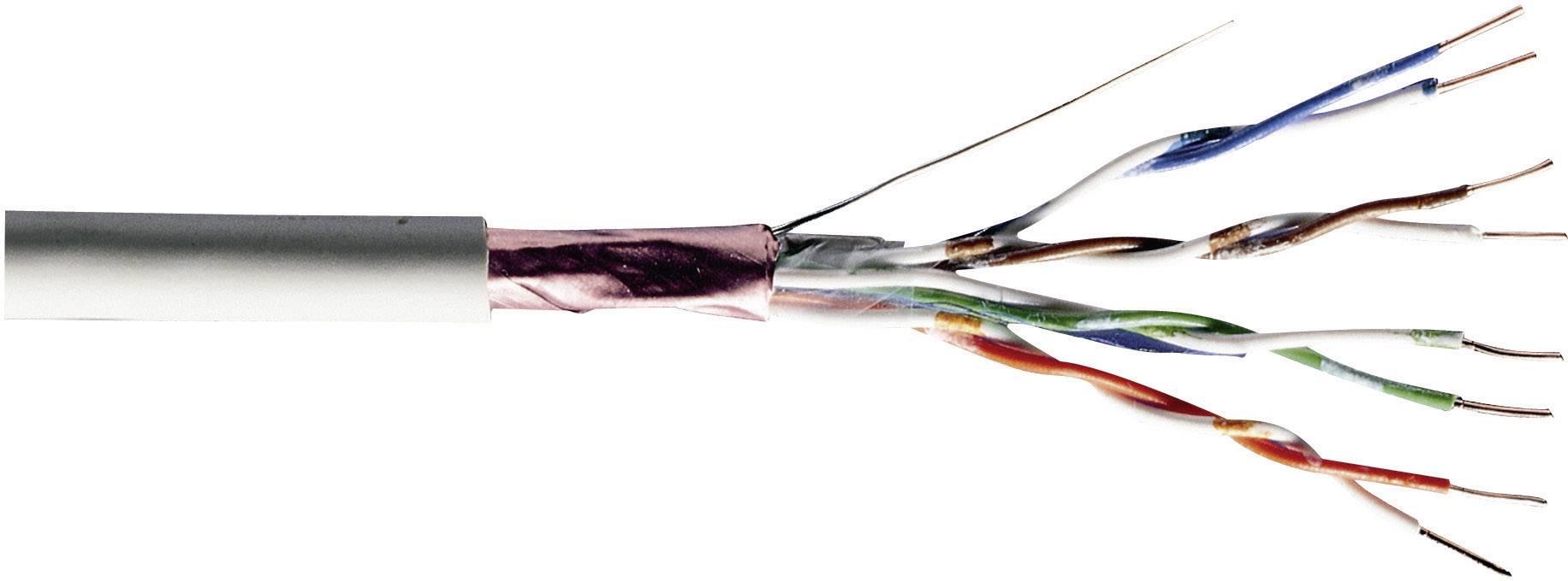 Digitus DK-1521-V-1G Câble réseau CAT 5e F/UTP 4 x 2 x 0.2 mm² gris 100 m