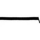Câble spiralé LAPP UNITRONIC® SPIRAL 73220214 500 mm / 2000 mm 4 x 0.14 mm² noir 1 pc(s)