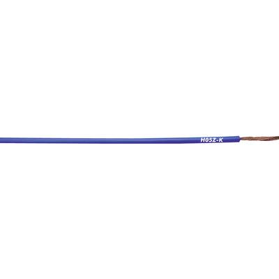 Fil de câblage H05Z-K LAPP 4725143 1 x 1 mm² bleu foncé Marchandise vendue au mètre