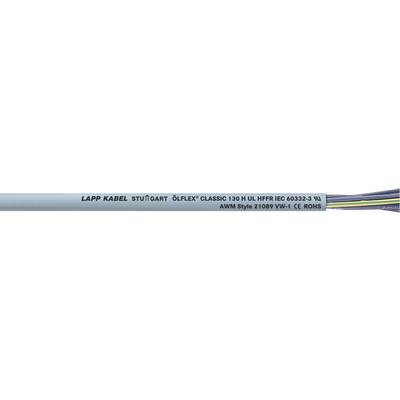 LAPP ÖLFLEX® CLASSIC 130 H Câble de commande 7 G 1.50 mm² gris-argent 1123114-1 Marchandise vendue au mètre