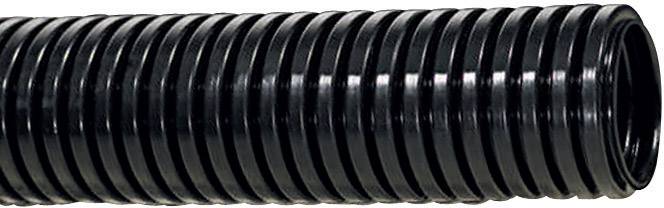HellermannTyton 166-11204 HG-LW21 Gaine annelée noir 16.70 mm Marchandise vendue au mètre