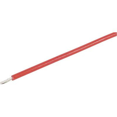 Fil de câblage LiH BKL Electronic 1501068 1 x 0.09 mm² rouge Marchandise vendue au mètre