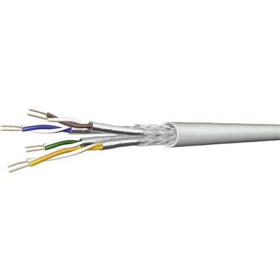 DRAKA 1001131-00100RW Câble réseau CAT 7 S/FTP 4 x 2 x 0.13 mm² rouge Marchandise vendue au mètre
