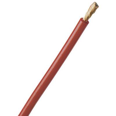 Fil de câblage FLEXI-S Stäubli 60.7015-10022 1 x 6 mm² rouge Marchandise vendue au mètre