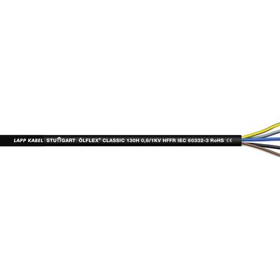 LAPP ÖLFLEX® CLASSIC 130 H BK Câble de commande 4 G 1.50 mm² noir 1123420-50 50 m