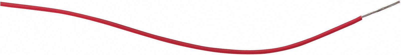 Fil de câblage LiYv TRU COMPONENTS LiY-V 1567026 1 x 0.08 mm² rouge 100 m