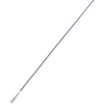 TRU COMPONENTS 1566850 Fil de câblage LiY 1 x 0.14 mm² violet 100 m