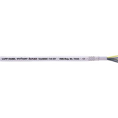 Câble en gros plan avec l'inscription : « Lapp Kabel Stuttgart Ölflex Classic 110 SY VDE Reg. N° 7030 CE ».