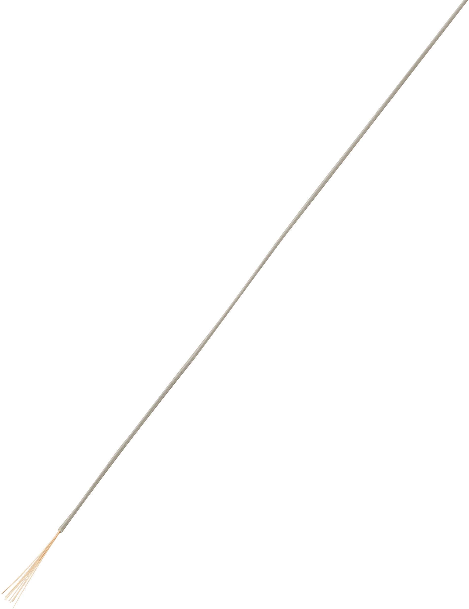 TRU COMPONENTS 1565361 Fil de câblage LiFY 1 x 0.50 mm² gris 100 m