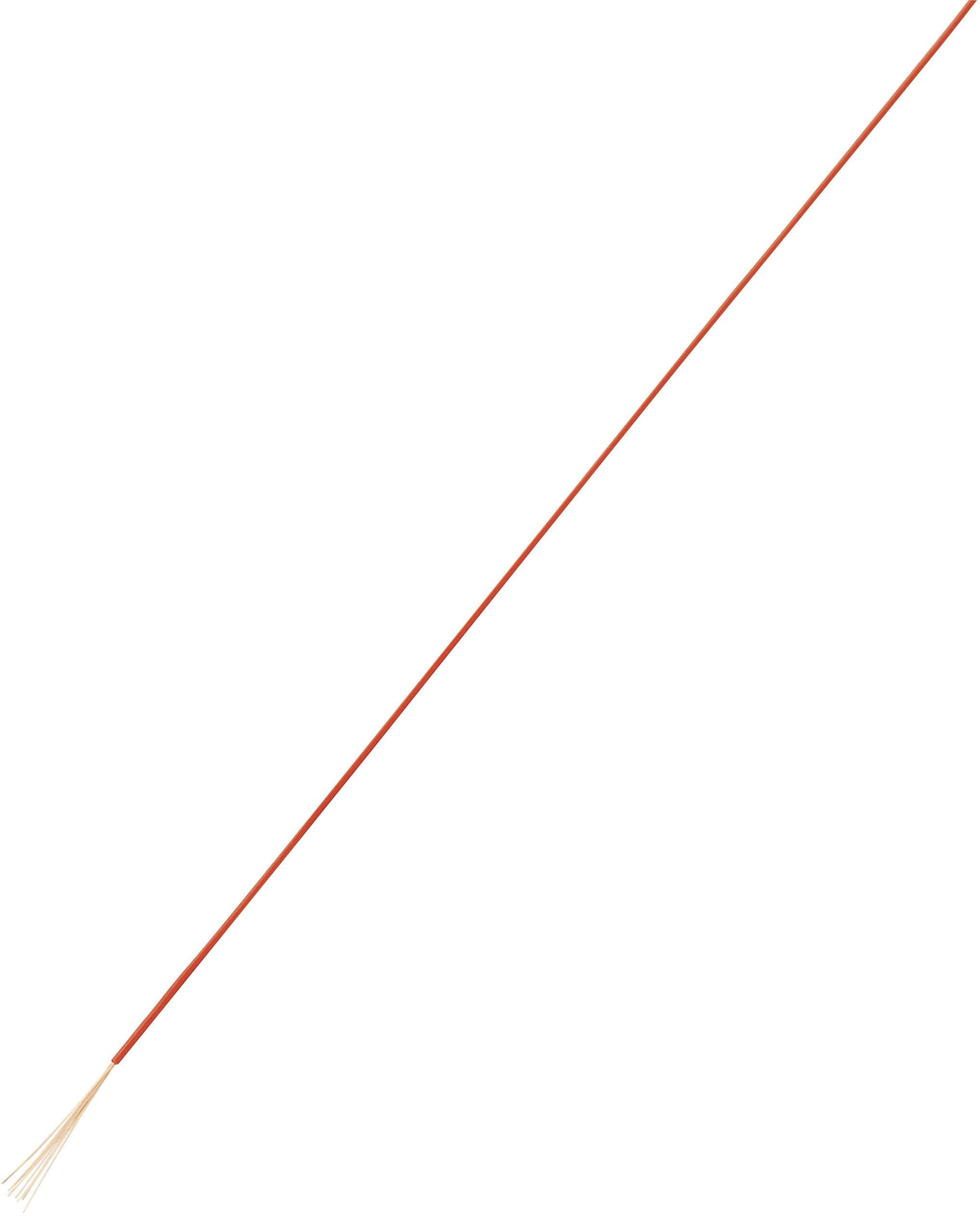 TRU COMPONENTS 1570356 Fil de câblage LiFY 1 x 0.05 mm² rouge 25 m