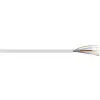 Cordon pour sonnette Kash 70I128 2 x 2 x 0.8 mm² + 0.8 mm² blanc 10 m