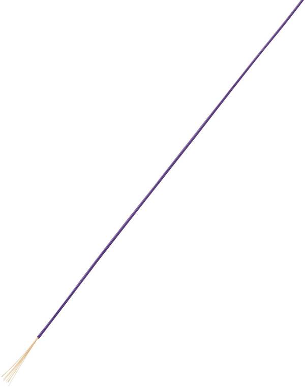 TRU COMPONENTS 1571020 Fil de câblage LiFY 1 x 0.75 mm² violet 25 m
