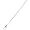 TRU COMPONENTS 1567173 Câble d'alarme LiYY 2 x 0.14 mm² blanc 50 m