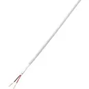 TRU COMPONENTS 1567173 Câble d'alarme LiYY 2 x 0.14 mm² blanc 50 m