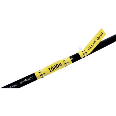 LAPP 83254760 LFL1H YE/WH Etiquette Fleximark 26 x 9 mm Couleur de la surface de marquage: jaune Nombre d'étiquettes: 40