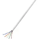 TRU COMPONENTS Câble réseau CAT 6 U/UTP 4 x 2 x 0.27 mm² blanc 25 m
