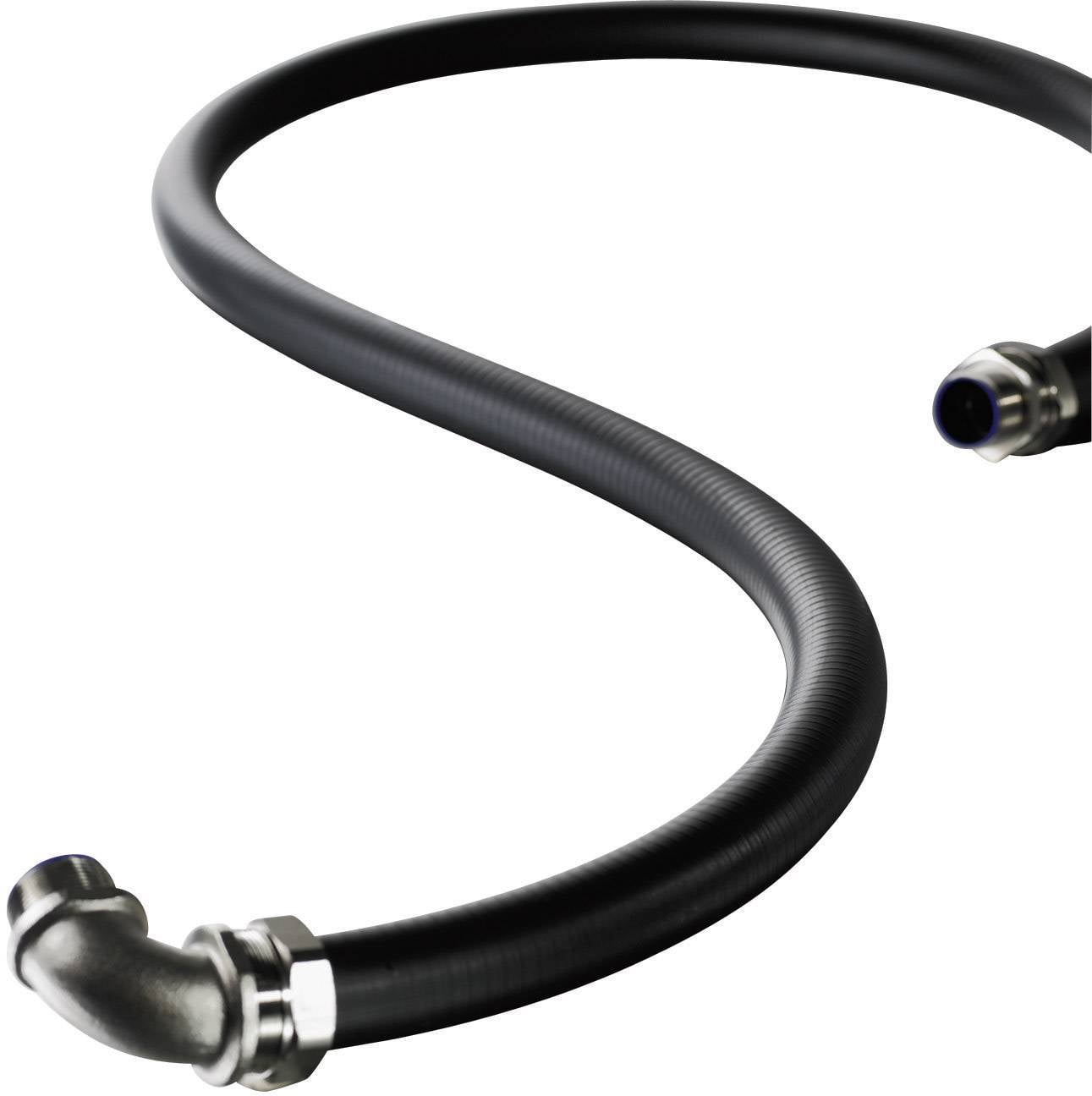 HellermannTyton 166-31901 LTS12 Gaine de protection acier noir 10 mm Marchandise vendue au mètre