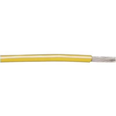 Fil de câblage  AlphaWire 3055 YL001 1 x 0.82 mm² jaune Marchandise vendue au mètre