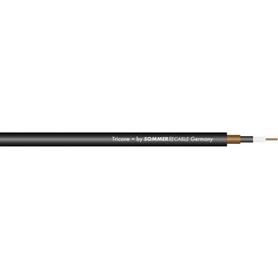Sommer Cable 300-0021 Câble pour instruments  1 x 0.22 mm² noir Marchandise vendue au mètre