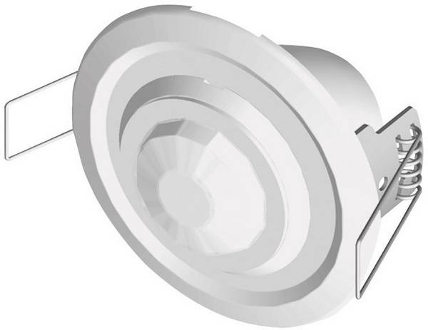 Grothe 94501 plafond Détecteur de mouvements PIR 360 ° relais blanc IP20 (boîte de commande), IP40 (capteur)