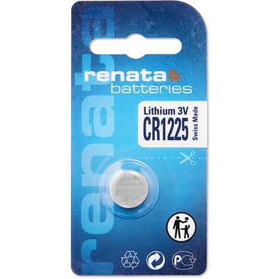 Pile bouton CR 1225 lithium Renata 48 mAh 3 V 1 pc(s)