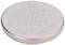 Pile ronde en lithium argentée avec l'inscription « 3V Lithium Renata CR1220 Swiss Made ».