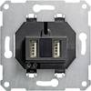 GIRA Insert Prise USB Standard 55, E2, Event transparent, Event, Event opaque, Esprit, ClassiX, System 55 multicolore 235900 1 pc(s)