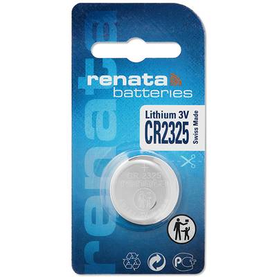 Pile bouton CR 2325 lithium Renata 190 mAh 3 V 1 pc(s)