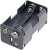 Goobay;12466;Support de pile;4X LR6 (AA);raccordement par empreinte pile 9V;(L x l x H) 61.5 x 30 x 31.5 mm