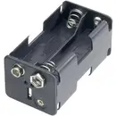 Support de pile 4x LR6 (AA) Goobay 12466 raccordement par empreinte pile 9V (L x l x H) 61.5 x 30 x 31.5 mm