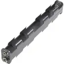 Support de pile 6x LR6 (AA) Goobay 12475 raccordement par empreinte pile 9V (L x l x H) 158 x 25.8 x 16.8 mm