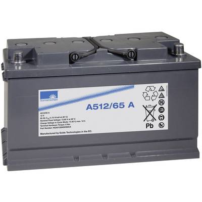 Batterie au plomb 12 V 65 Ah GNB Sonnenschein A512/65 A plomb-gel (l x H x P) 353 x 190 x 175 mm pôle conique sans entre