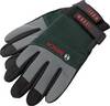 Gants de protection Bosch Home and Garden F016800292 Surface extérieure : fibres synthétiques; Surface intérieure : cuir synthétique avec protection anti-dérapante - Taille 9 (L)