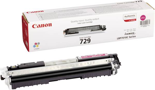 Cassette de toner d'origine Canon 729 M magenta