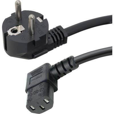 Câble de raccordement pour appareils IEC HAWA 1008240  noir 5.00 m 