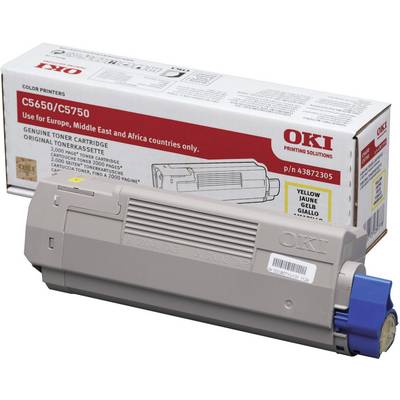 OKI C5650, C5750 cartouche de toner jaune capacité standard 2.000 pages pack de 1-0