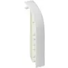 75085 Système de plinthe électrique embout d'extrémité droit blanc 1 pc(s)