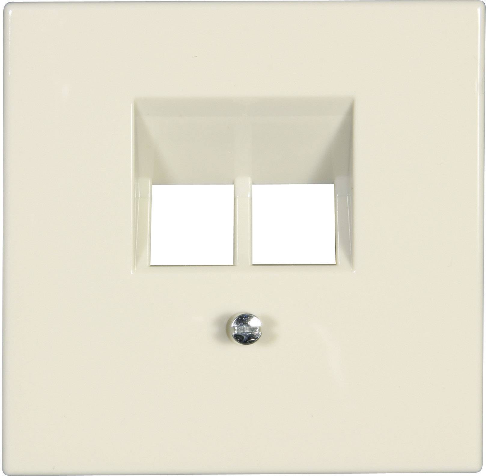 Prise réseau Jung LS969-2UA blanc crème