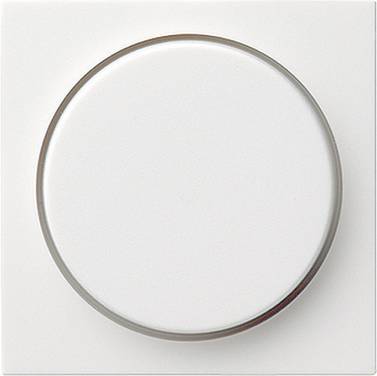 GIRA  Cache Variateur System 55, Standard 55, E2, Event, Event transparent, Event opaque, Esprit, ClassiX blanc pur, mat 065027