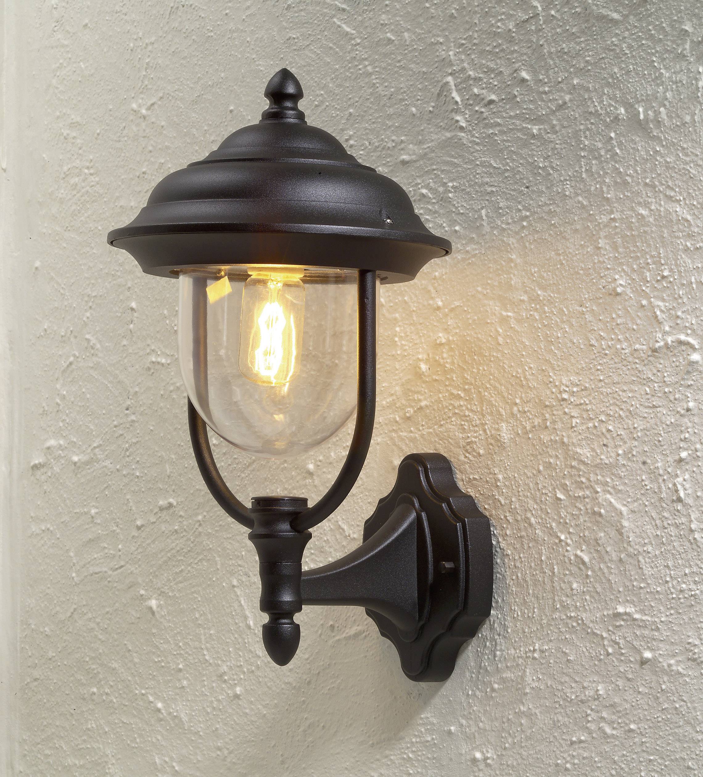 Konstsmide Parma 7223-750 Applique extérieure Ampoule à économie d'énergie, LED E27 75 W noir