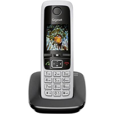 Téléphone sans fil Gigaset C430 argent, noir