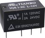 Relais pour circuits imprimés HJR1-2C-L-24VDC Tianbo Electronics