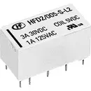 Hongfa HFD2/024-S-L2-D Relais pour circuits imprimés 24 V/DC 3 A 2 inverseurs (RT) 1 pc(s)