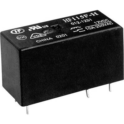 Hongfa HF115F-H/012-1ZS3B Relais pour circuits imprimés 12 V/DC 10 A 1 inverseur (RT) 1 pc(s)-0