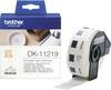Brother DK-11219 Rouleau d'étiquettes Ø 12 mm papier blanc 1200 pc(s) fixation permanente DK11219 Etiquette universelles